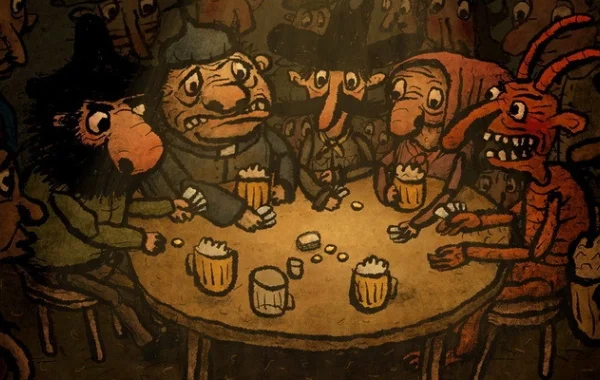 Как казак речку переплывал